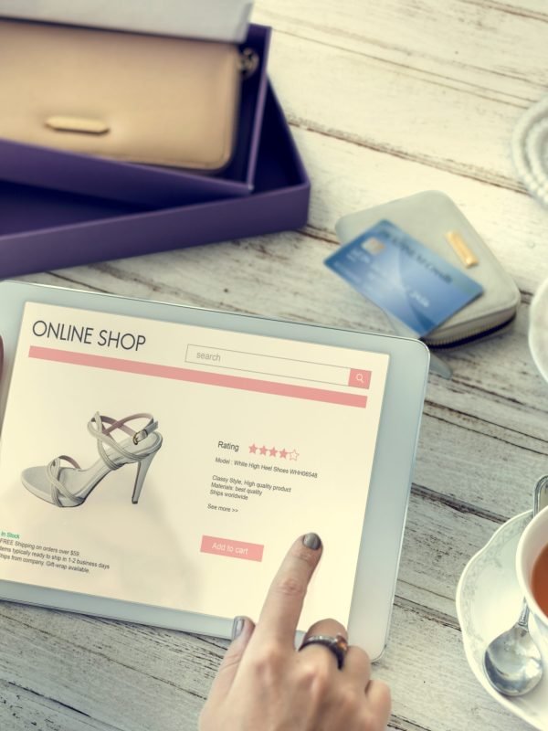 Shopping Internet Digital Connection Networking Concept Shopping on drop shipping site